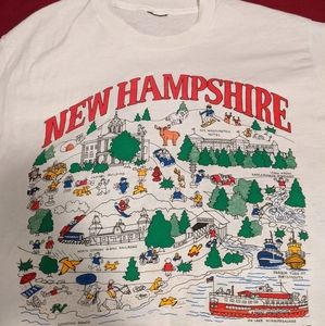 VINTAGE New Hampshire t-shirt 1989